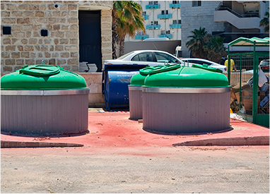 היתרונות של פחי אשפה מוטמנים