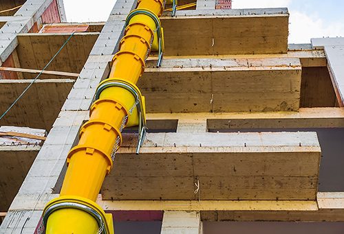 Water tanks, sleeves for construction waste and combined trenches