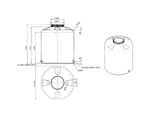 1000 liter tank