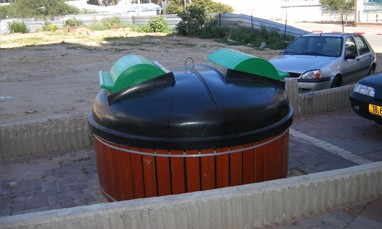 Underground garbage container with big bag - S.I.E Ashkelon